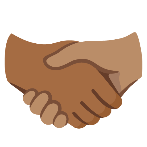 Handshake: Medium-Dark Skin Tone, Medium Skin Tone
