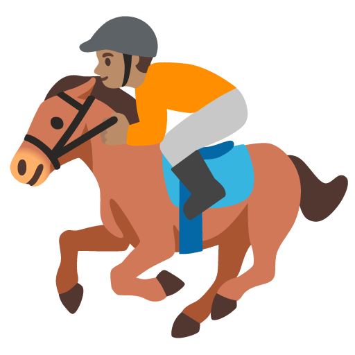 Horse Racing: Medium Skin Tone