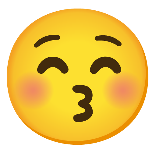 Kissing Face with Closed Eyes
