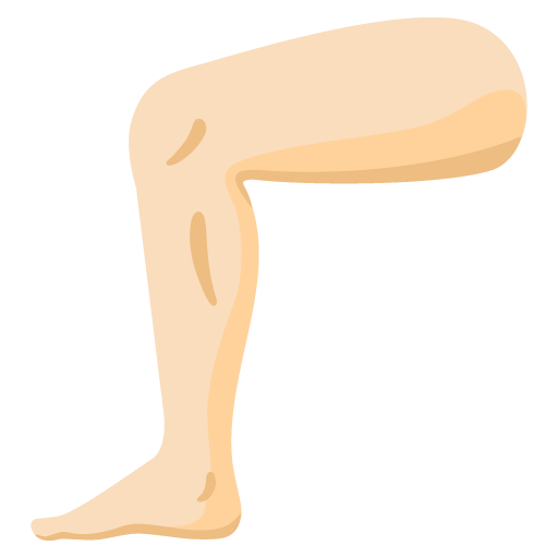 Leg: Light Skin Tone
