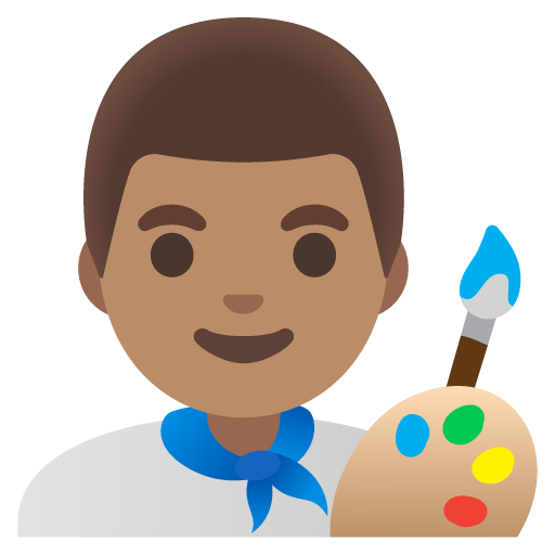 Man Artist: Medium Skin Tone