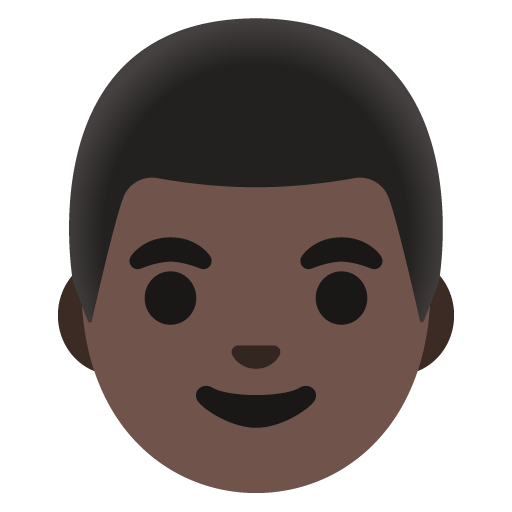 Man: Dark Skin Tone