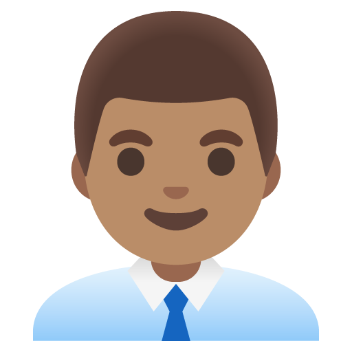 Man Office Worker: Medium Skin Tone