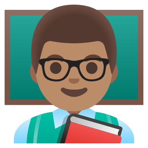 Man Teacher: Medium Skin Tone