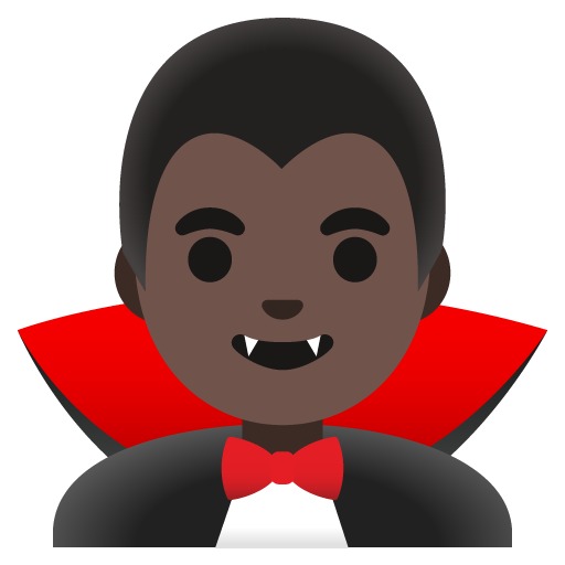 Man Vampire: Dark Skin Tone