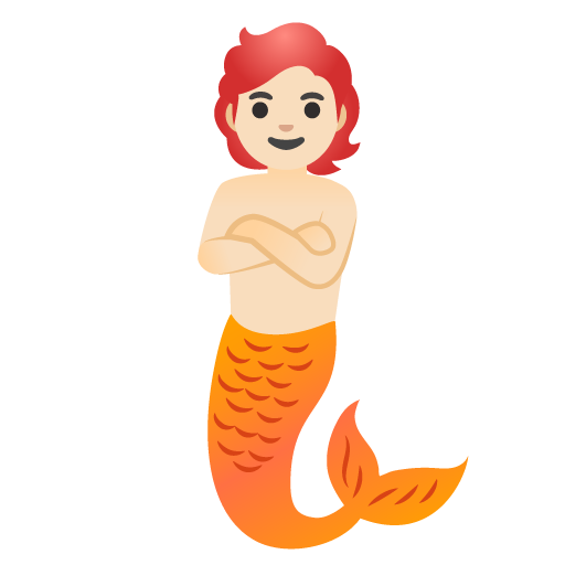 Merperson: Light Skin Tone