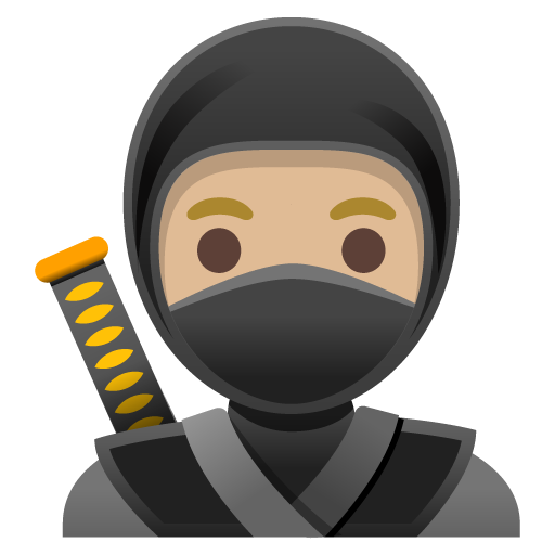 Ninja: Medium-Light Skin Tone