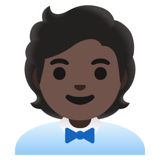 Office Worker: Dark Skin Tone
