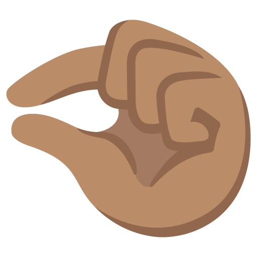 Pinching Hand: Medium Skin Tone