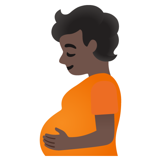 Pregnant Person: Dark Skin Tone