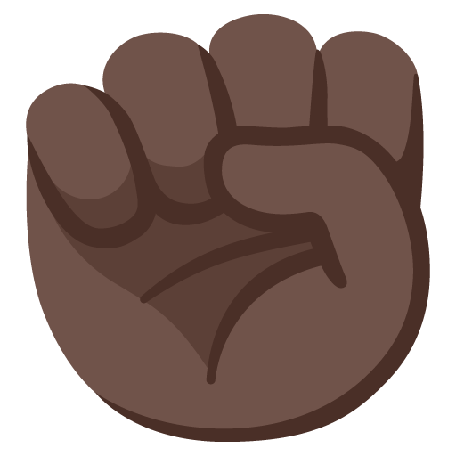 Raised Fist: Dark Skin Tone