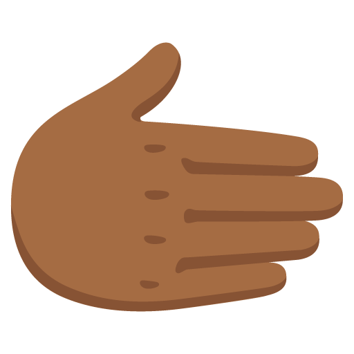 Rightwards Hand: Medium-Dark Skin Tone