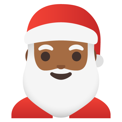 Santa Claus: Medium-Dark Skin Tone
