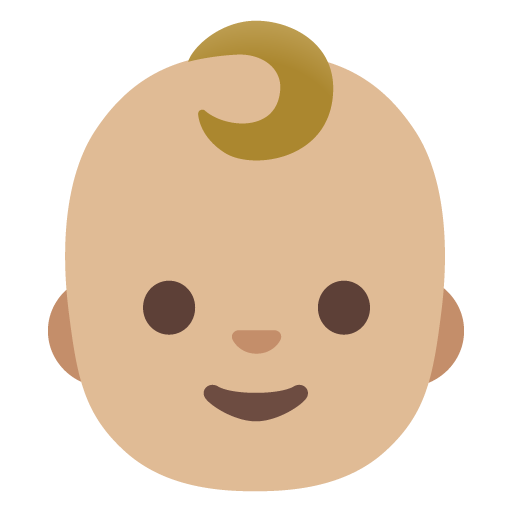 Baby: Medium-Light Skin Tone