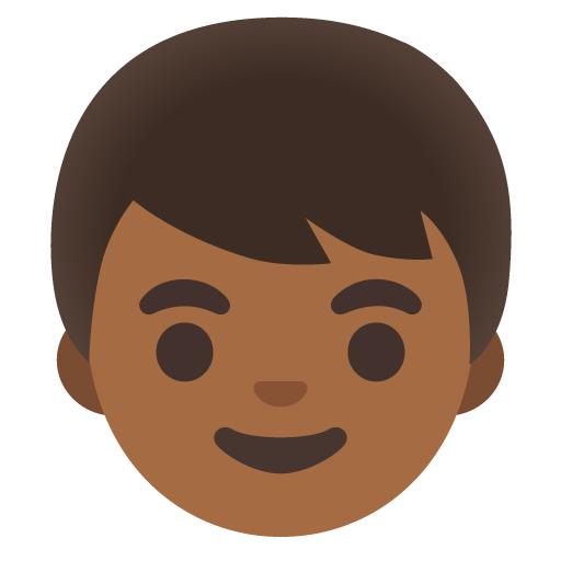 Boy: Medium-Dark Skin Tone
