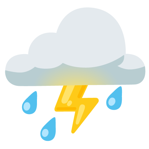 Cloud with Lightning and Rain