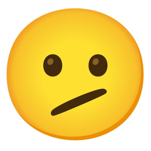 Face with Diagonal Mouth