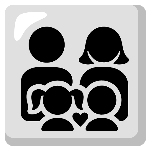 Family: Man, Woman, Girl, Boy
