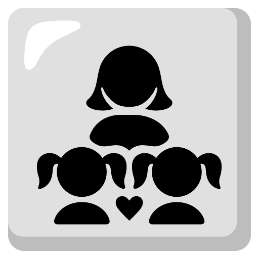 Family: Woman, Girl, Girl