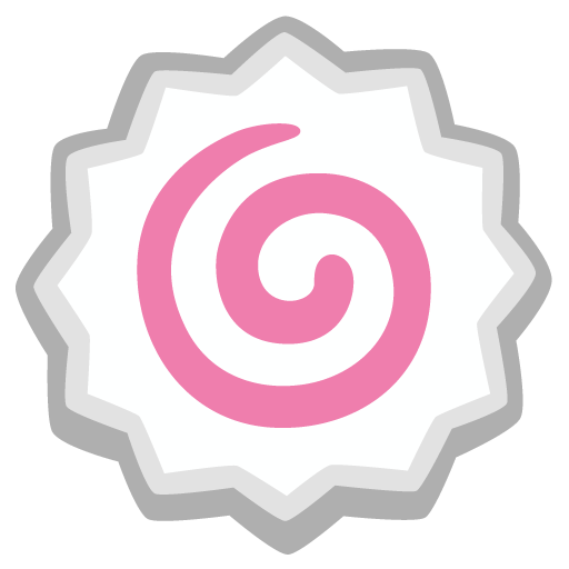Fish Cake with Swirl