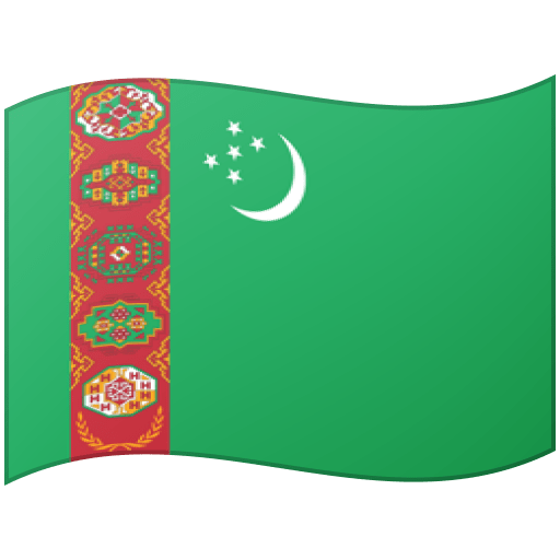 Flag: Turkmenistan