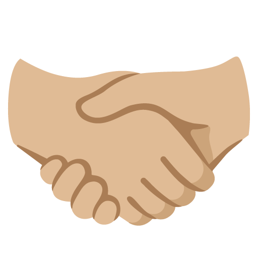 Handshake: Medium-Light Skin Tone