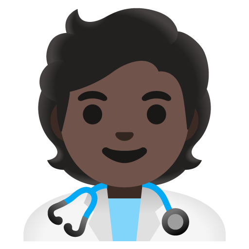 Health Worker: Dark Skin Tone