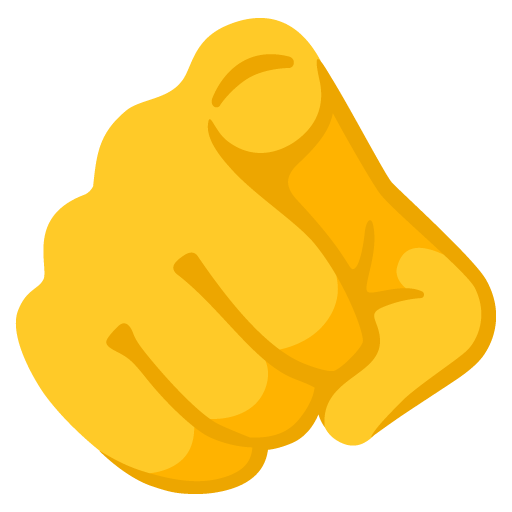 Index Pointing at the Viewer