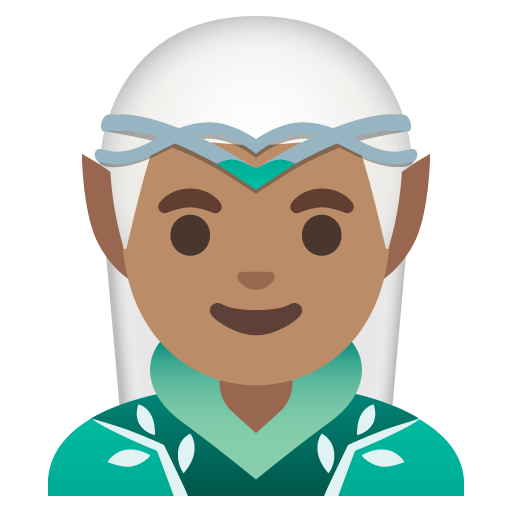 Man Elf: Medium Skin Tone