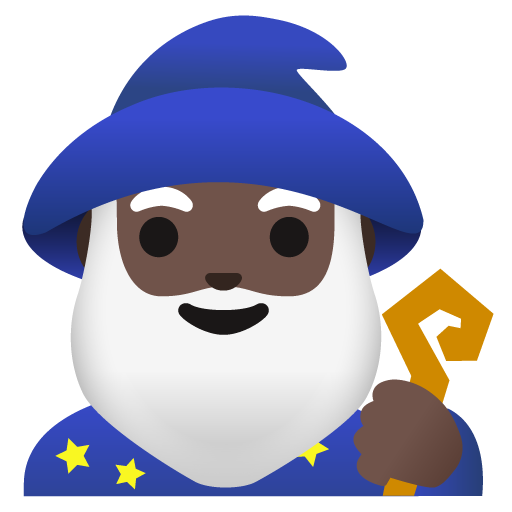 Man Mage: Dark Skin Tone