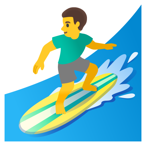 Man Surfing