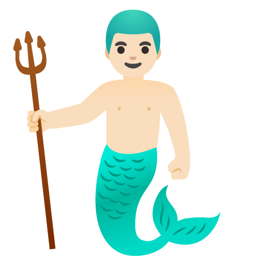 Merman: Light Skin Tone