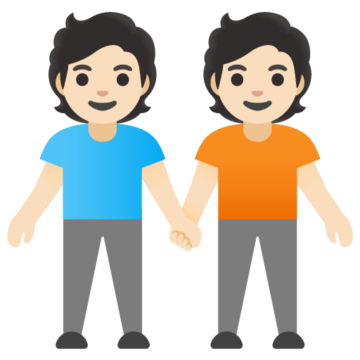 People Holding Hands: Light Skin Tone