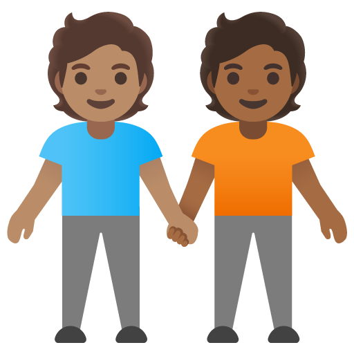 People Holding Hands: Medium Skin Tone, Medium-Dark Skin Tone