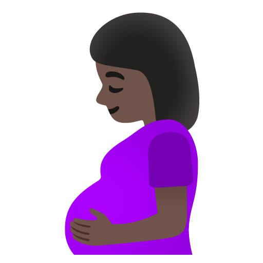 Pregnant Woman: Dark Skin Tone