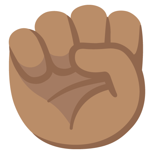 Raised Fist: Medium Skin Tone