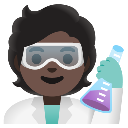 Scientist: Dark Skin Tone