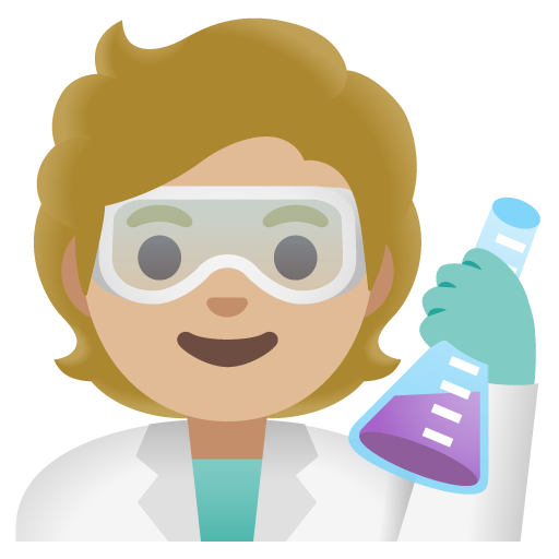 Scientist: Medium-Light Skin Tone