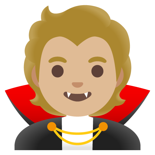 Vampire: Medium-Light Skin Tone