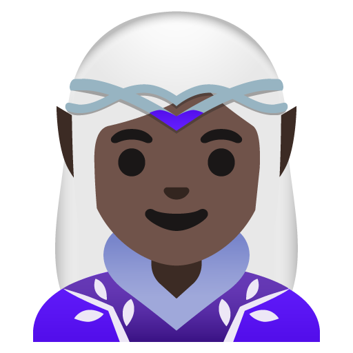 Woman Elf: Dark Skin Tone