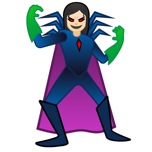 Woman Supervillain: Light Skin Tone
