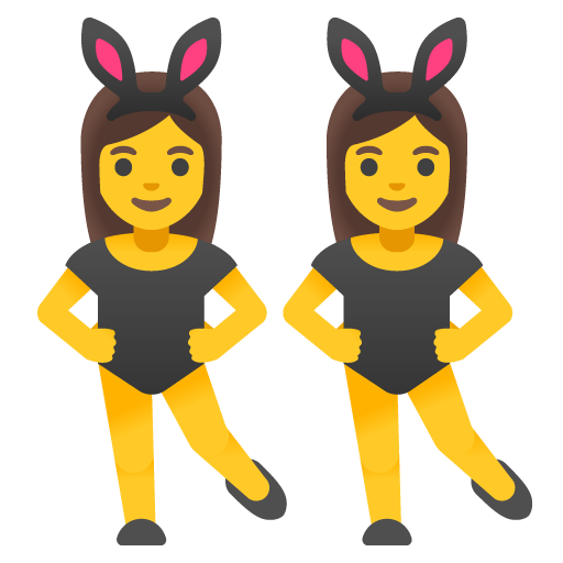 Women with Bunny Ears