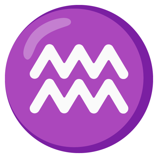 Знак зодиака Водолей для Google 16.0