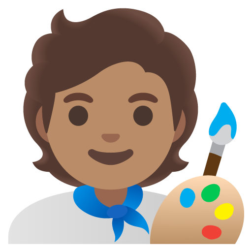 Художник: середній тон шкіри для Google 16.0