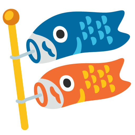 Вымпелы в виде карпов для Google 16.0