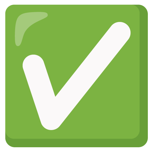 Біла галочка для Google 16.0