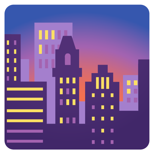 Захід сонця в місті для Google 16.0