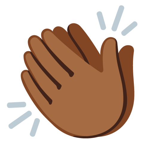 Оплески: темний тон шкіри для Google 16.0