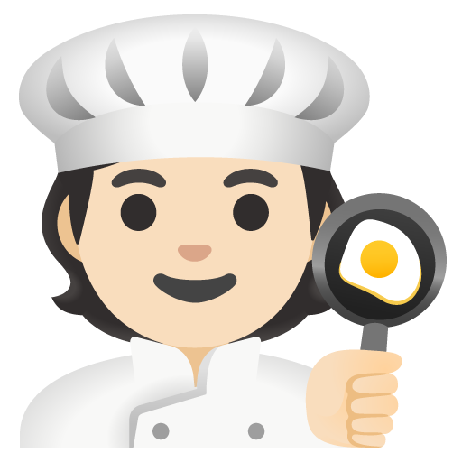 Кухар: дуже світлий тон шкіри для Google 16.0