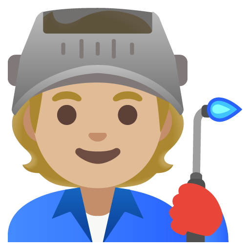 Робочий: світлий тон шкіри для Google 16.0